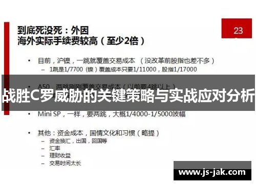 战胜C罗威胁的关键策略与实战应对分析
