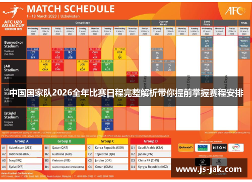 中国国家队2026全年比赛日程完整解析带你提前掌握赛程安排